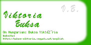 viktoria buksa business card